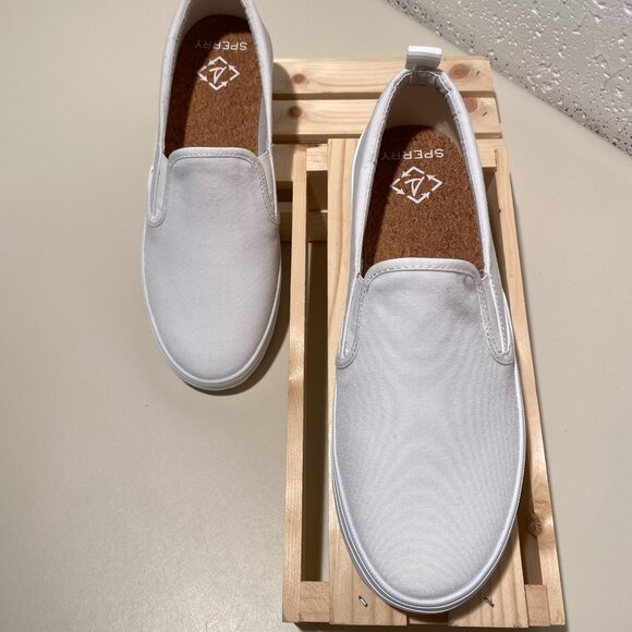 Sperry Women's SeaCycled Crest Twin Gore Canvas Sneakers - NWOB - Picture 2 of 11